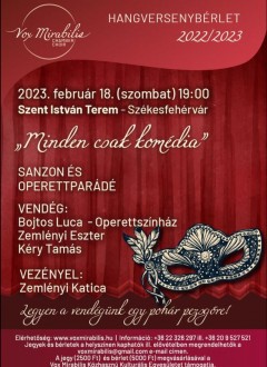 A Vox Mirabilis Kamarakórus farsangi sanzon és operett parádéja